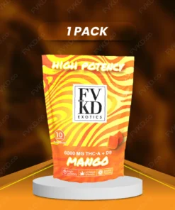 FVKD HIGH POTENCY THC-P+D8+D9 GUMMIES 6000MG