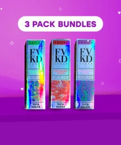 3 PACK FVKD THCA SUGAR DISPOSABLE | 3.5g.