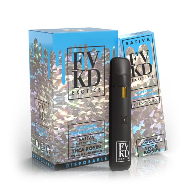 FVKD Exotics review - THCA rosin disposable